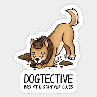 Dogtective Sticker